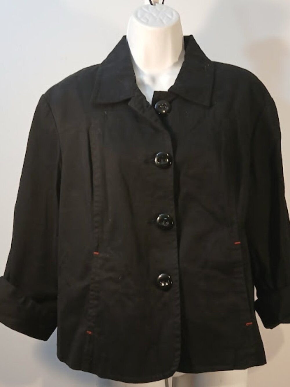 Chico's Black short jacket size 2